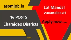 Assam Lot Mandal Vacancy