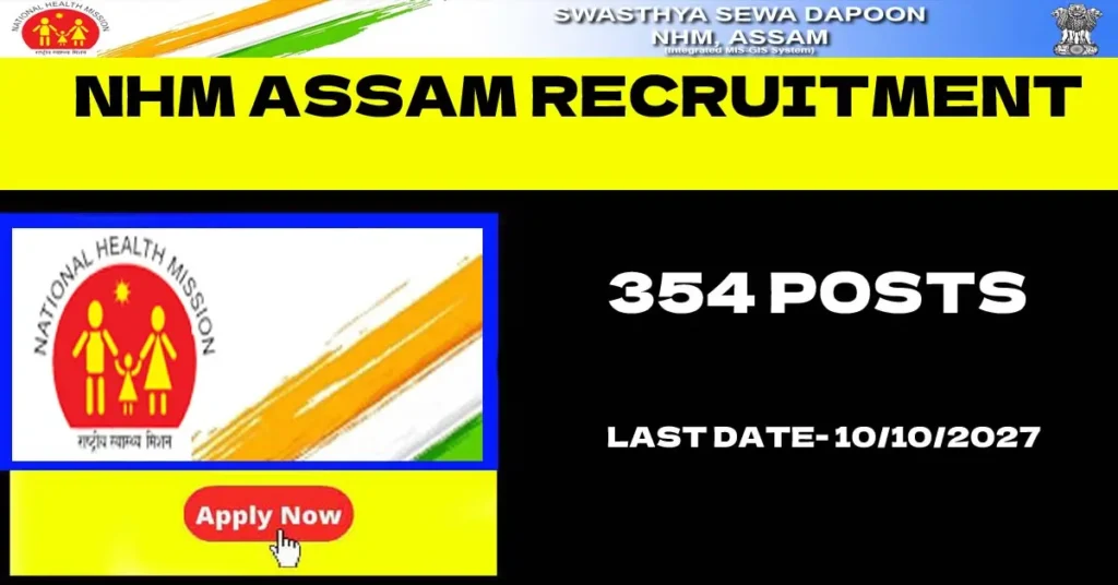 Assam career 2023 NHM ASSAM 